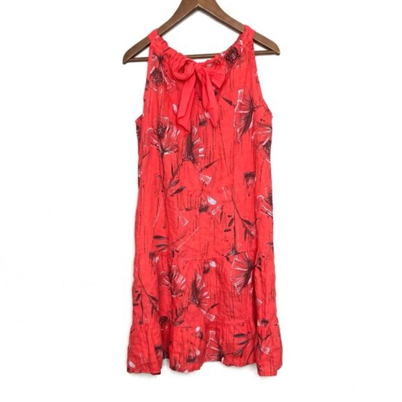 Bellambra Tiered Linen Midi Dress - Picture 4 of 9